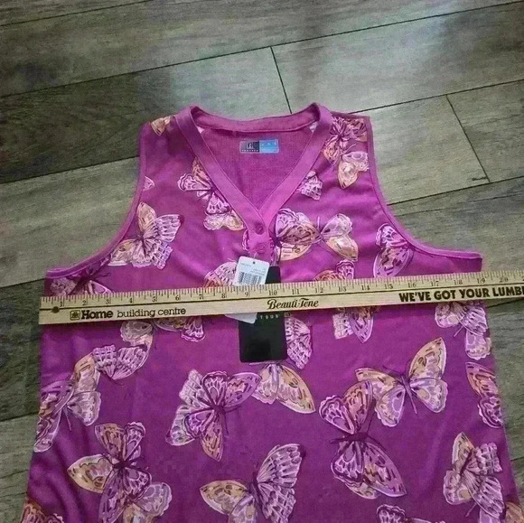 PGA TOUR pink tank top womens size large New With Tag - Picture 3 of 10